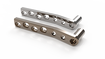 DCS Plates 95,Barrel length 25 mm,Stainless steel